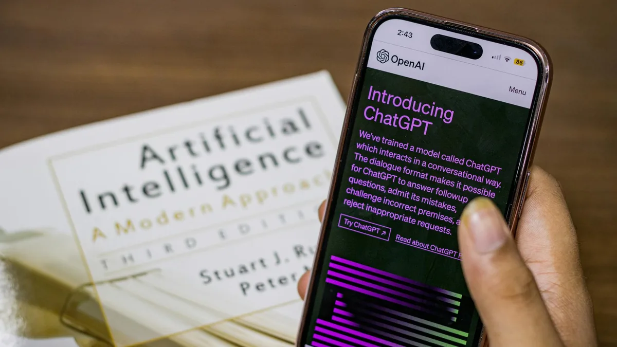 Reserved sidebar advertising placement with AI assistant image