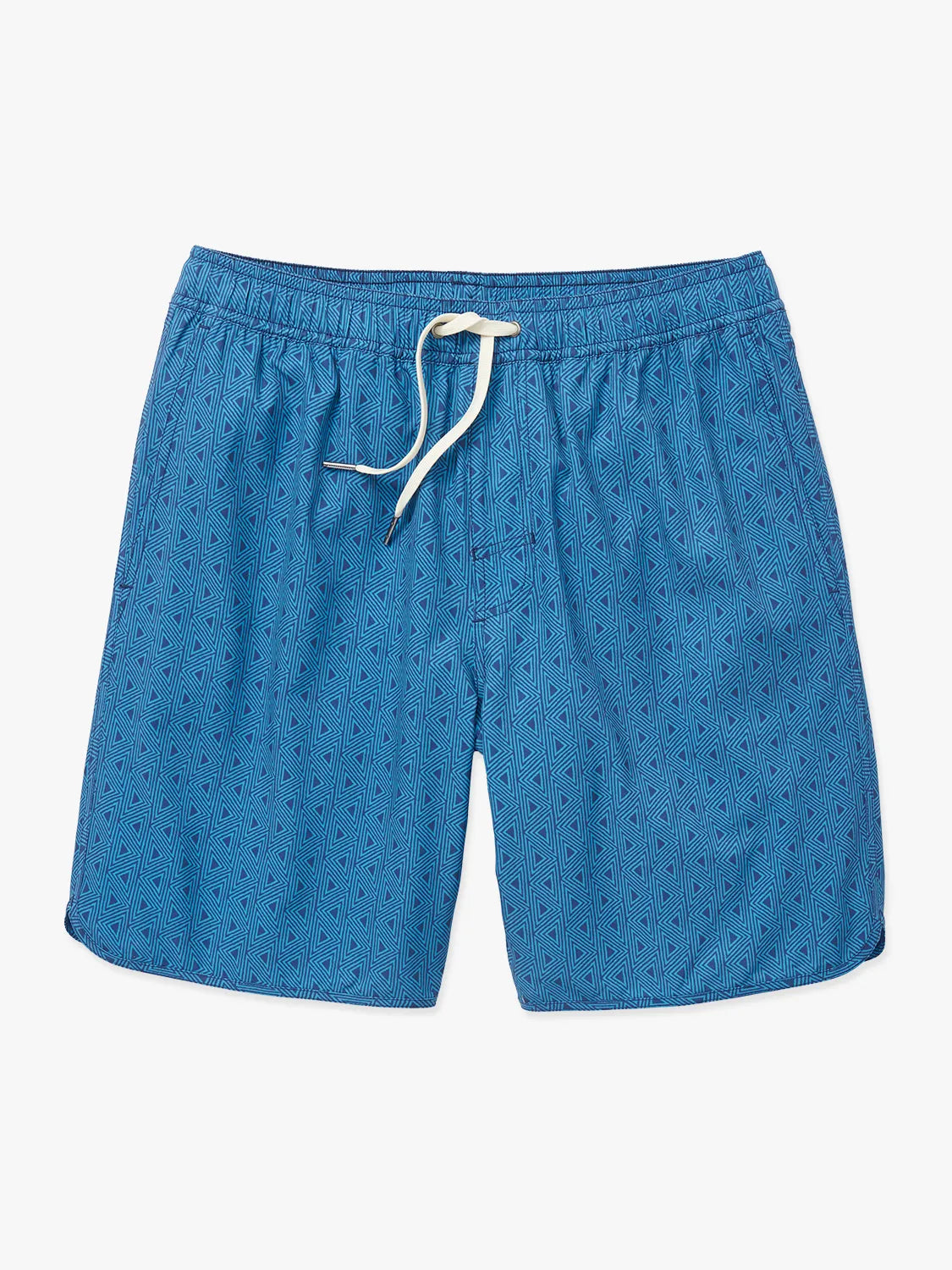 Geometric Blue Shorts