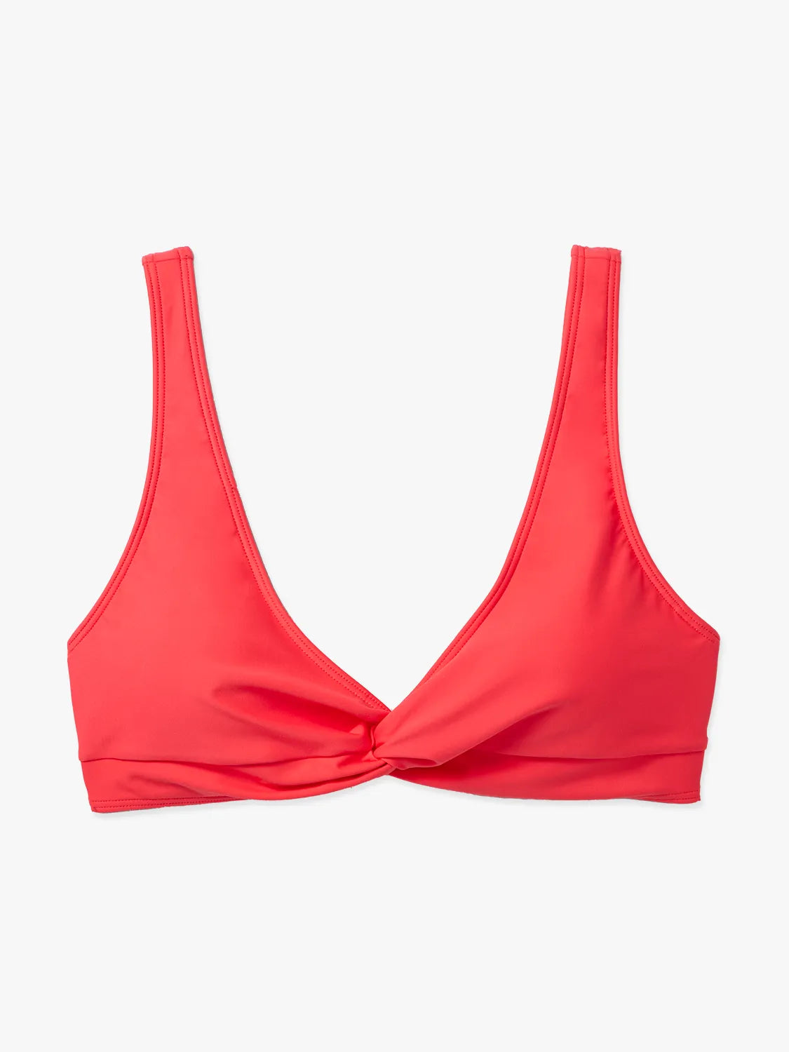 Coral Twist Bikini Top